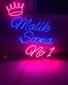 neon sign board