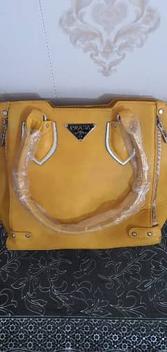 mustard colour big bag urgent sell