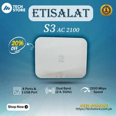 Etisalat S3 AC 2100 Dual Band Wireless Router (Branded used) 0