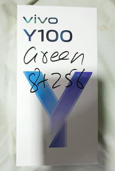 vivo y 100 8+8/256gb  just box open never used 4