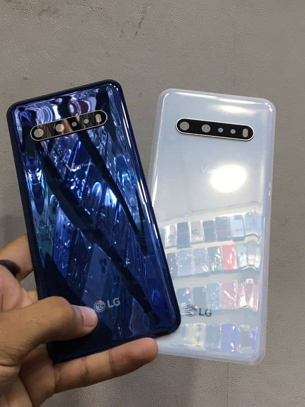 LG v 60 back glass camera lens Ka sath 0