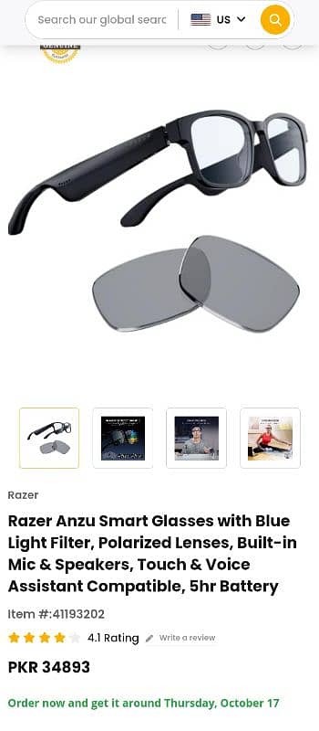 razar anzu smart glasses 3