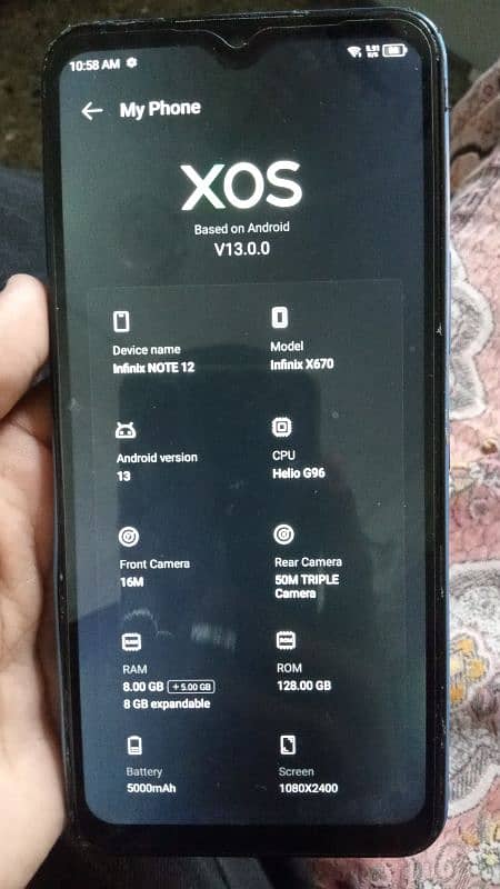 Infinix not 12 1