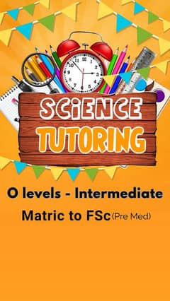 Science Tutor and Academics'