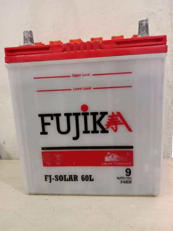 Fujika battery 9 plates 34ah 60L 0