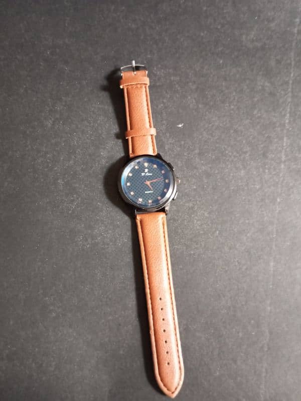 Men's leather watch 3