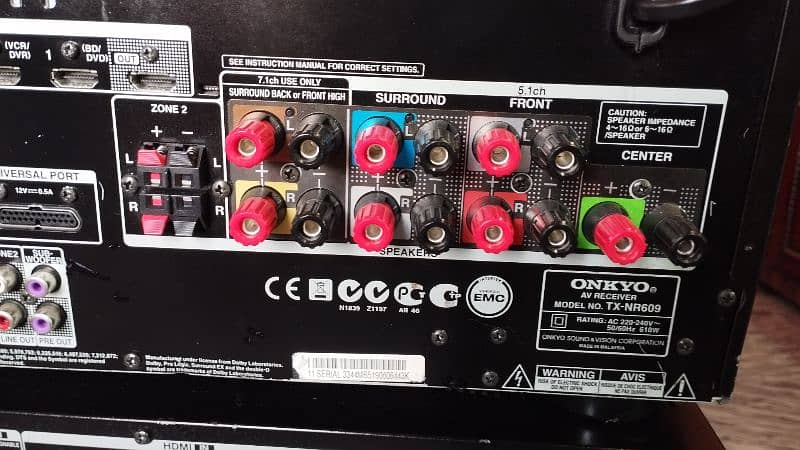 3x Onkyo Nr_906 \ 717 \ 805 Home Theater 4K Amplifier. 2