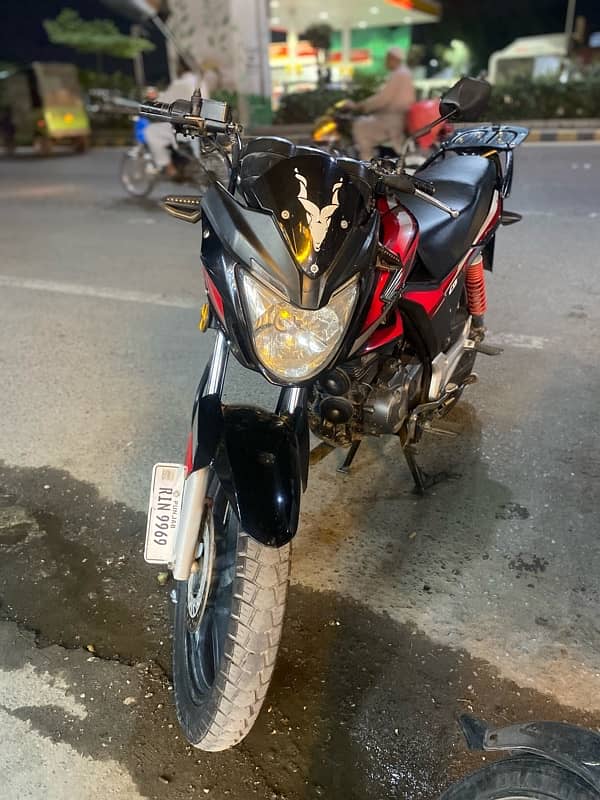 CB150F 2018 Black Color Rawalpindi Number 3