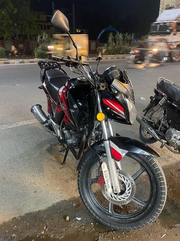 CB150F 2018 Black Color Rawalpindi Number 6