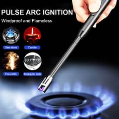 Electric Arc Lighter, Useful BBQ Flameless Plasma ignitor, Outdoor Ki