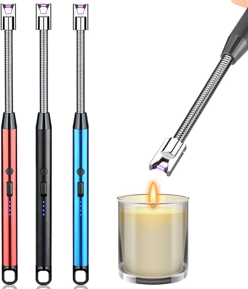 Electric Arc Lighter, Useful BBQ Flameless Plasma ignitor, Outdoor Ki 2