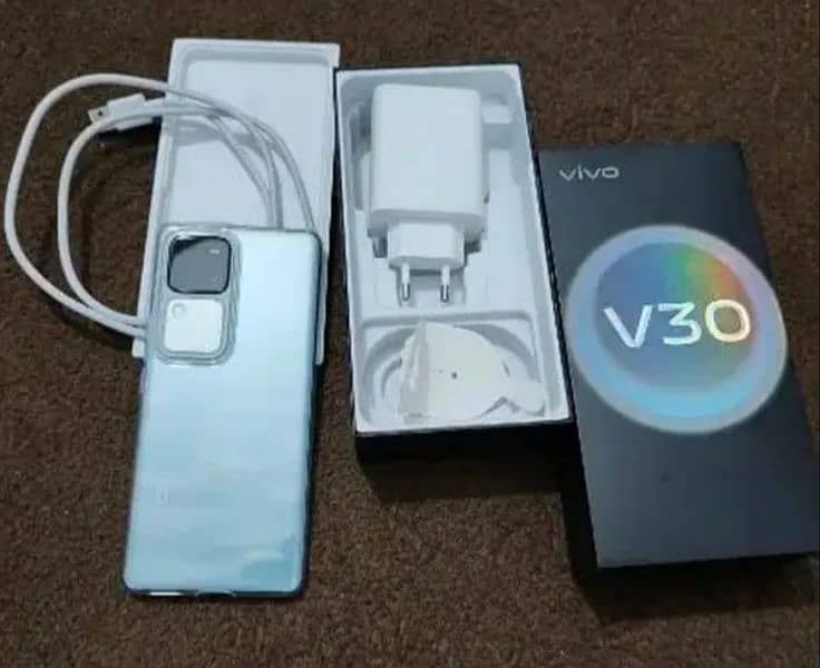 vivo v30 5G with Box and charger 1