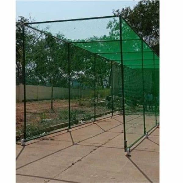 Cricket Net, piping Installation, Artificial grass 4