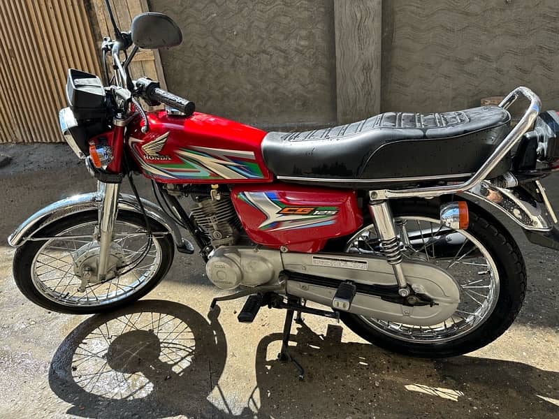 Honda 125 | 2021 Model | 2023 original Tanki Tppy  | Punjab Number 0