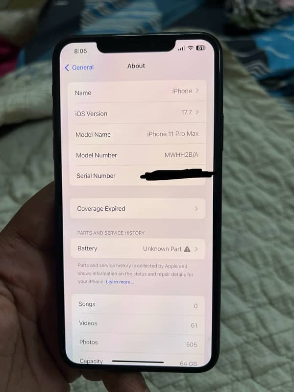 iphone 11 pro max 64 GB PTA approved 0