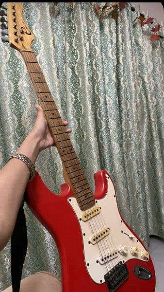 ELECA ELECTRIC GUITAR (RED) S TYPE 1