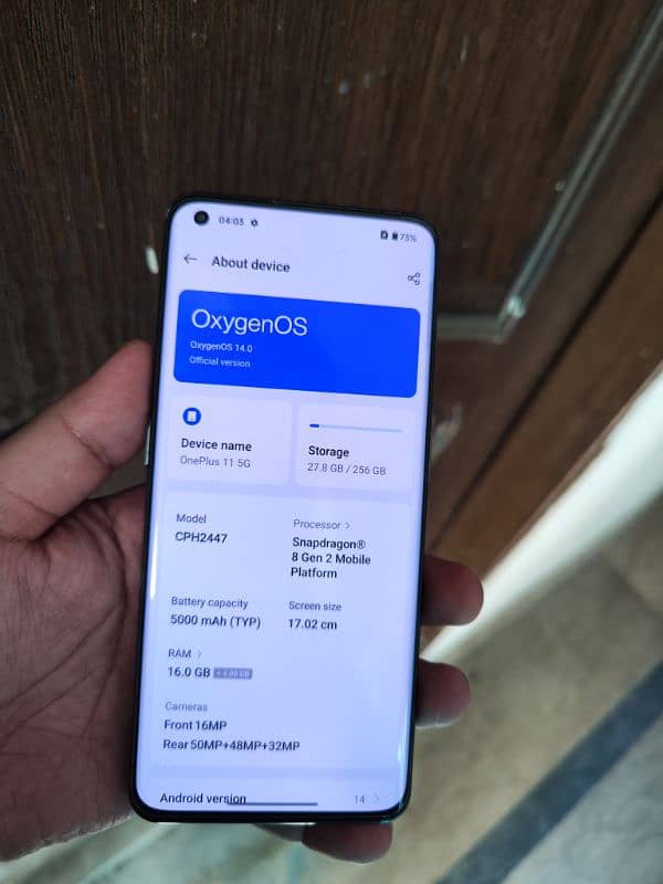 OnePlus 11 PTA Official 16GB Ram 1