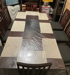 Dinning Table with 8 Chairs