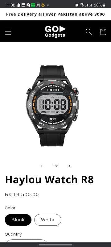 Haylou R8 Smart watch (New) 4