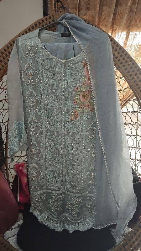 Agha noor stiched suit 1