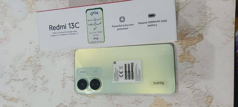 Redmi 13c 6/128 condition 10×10 7month use with original charge box 5