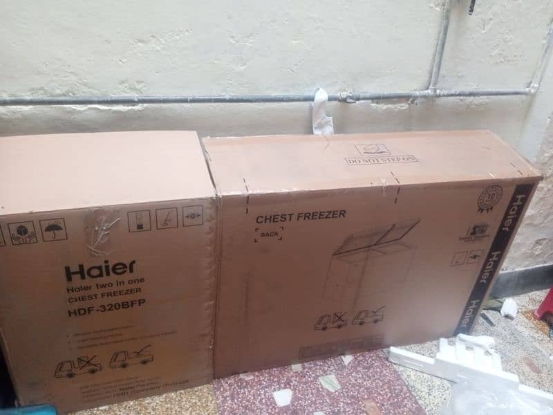 deep freezer double door deep freezer and fridge haier 1