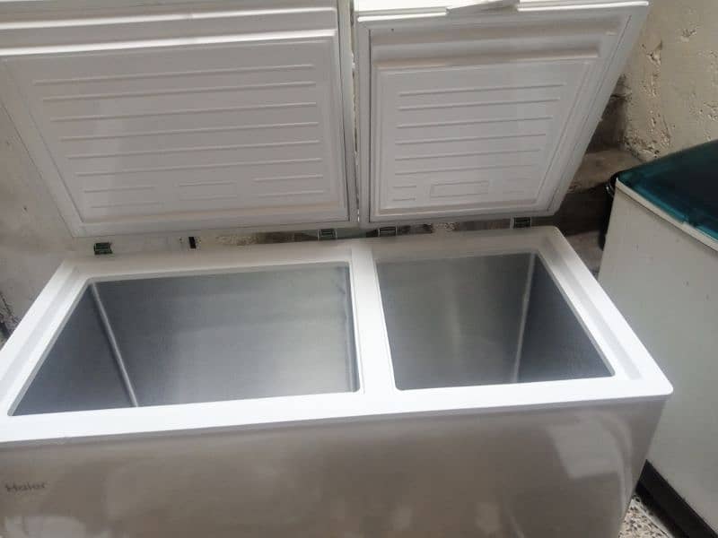 deep freezer double door deep freezer and fridge haier 3