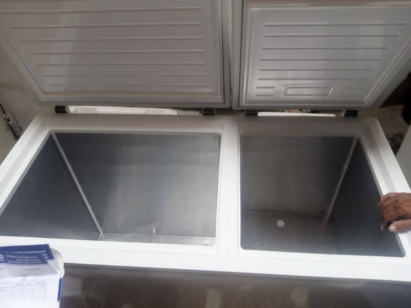 deep freezer double door deep freezer and fridge haier 9