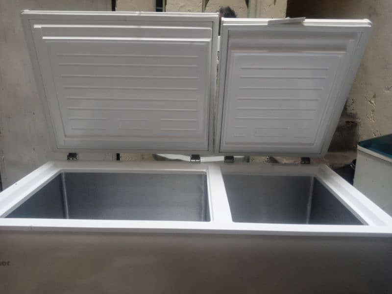 deep freezer double door deep freezer and fridge haier 15