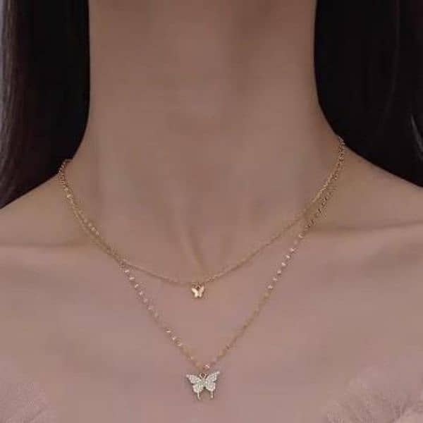 1 pc Alloy gold plated double layered 5