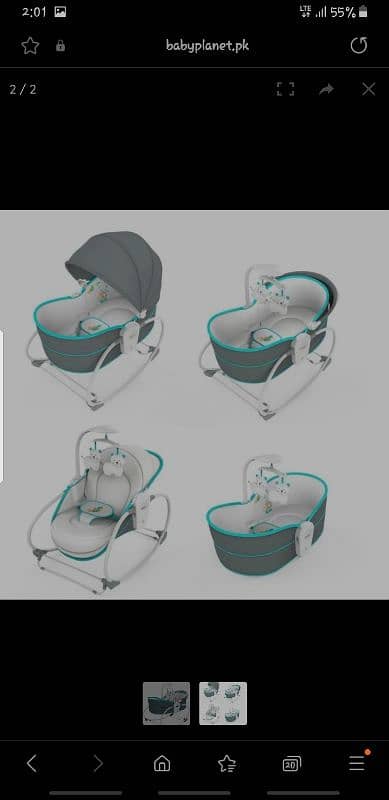 baby cot . mastela 5 in 1 bassinet and rocker 0