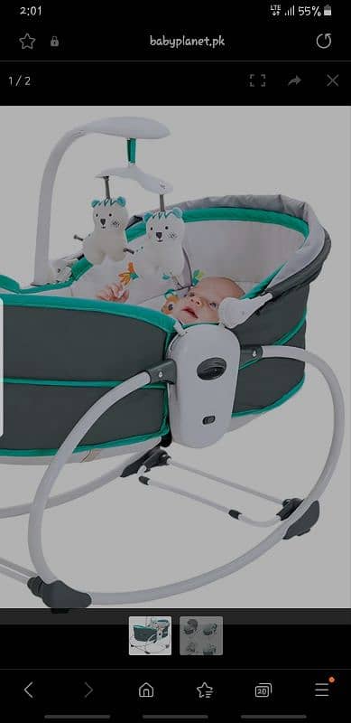 baby cot . mastela 5 in 1 bassinet and rocker 1