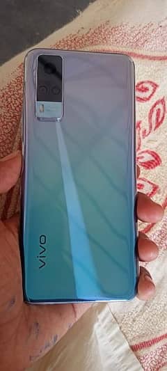 vivo y51s box with charger all okay condition 10/10  no open no repair 0