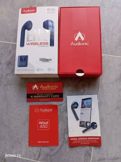 Audionic Airbud 450 (only 2 weeks used)