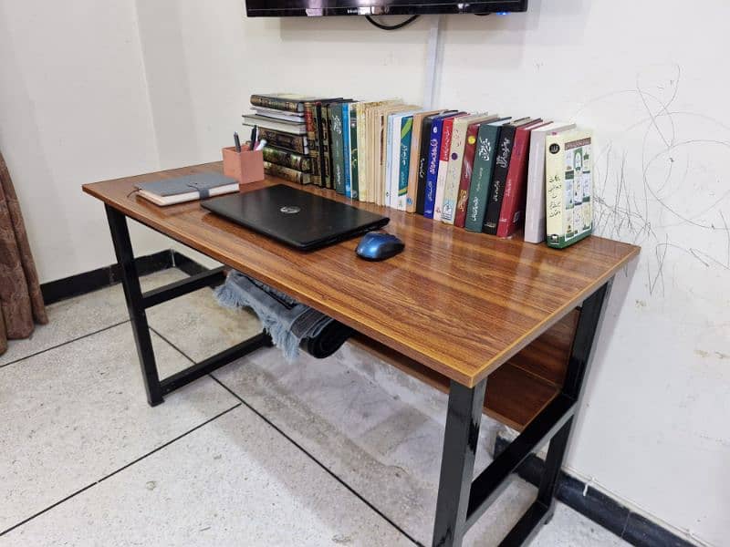 Wooden Study Table Gently Used 1