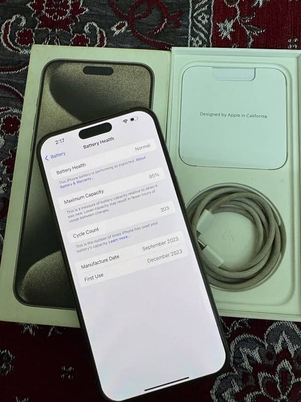 iphone 15 pro max 256gb JV 6