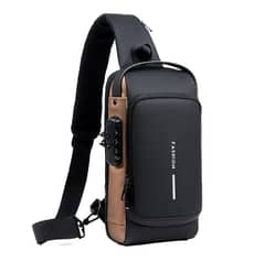 Men cross body shoulder bags | demanding bag | USB port |