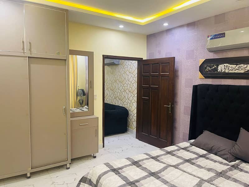 1 BEDROOM FULLY FURNISHED APARTMENT FOR SALE IN SECTOR E BAHRIA TOWN LAHORE 7