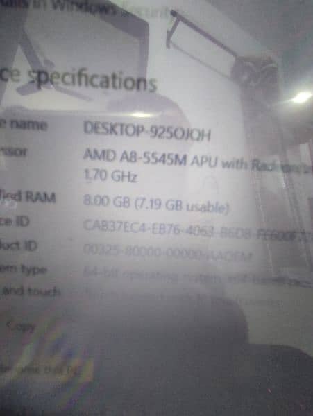 AMD A 8 8 GB Ram Terabite HDD 0