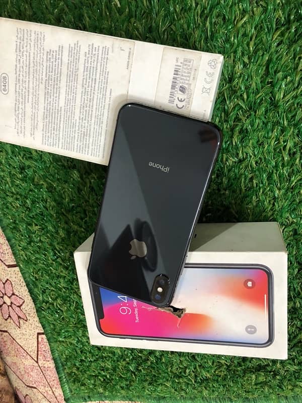 iphone X 64 gb  with box 1