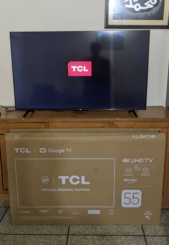 TCL 55" 4K UHD Smart TV 0