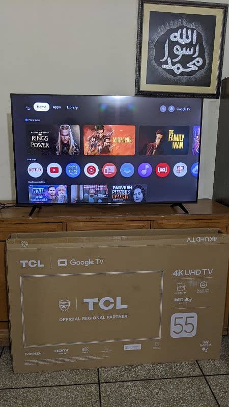 TCL 55" 4K UHD Smart TV 8