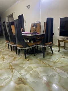 used 8 seater dining table for sale urgenlty designer