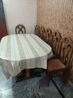 dining table with 6 chairs