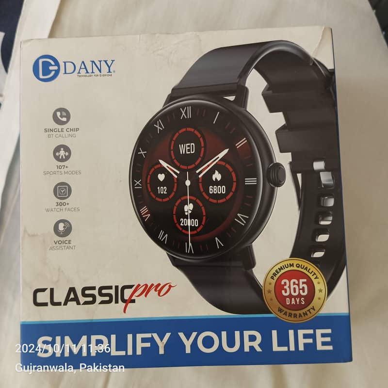 Dany classic pro smart watch - Audionic 4