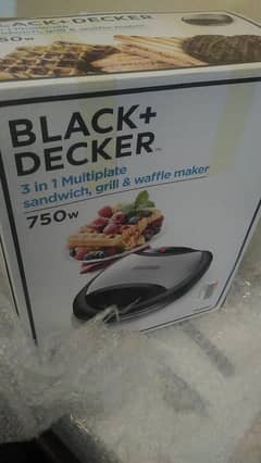 new 3 in 1  sandwich grill and waffle maker