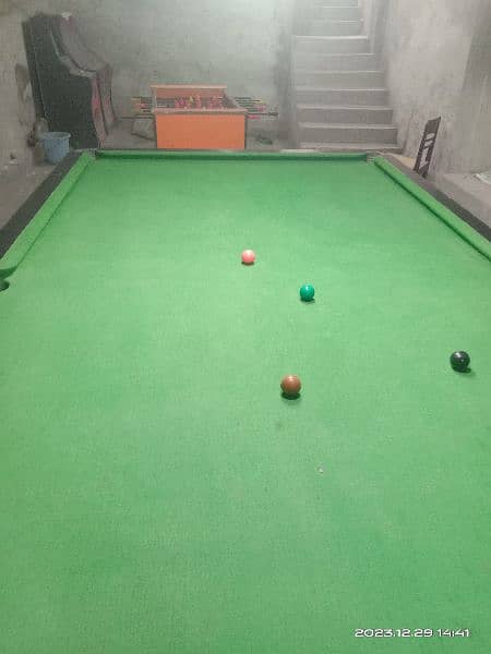 Snooker Tabke 6 by 12 size Steel Cousion 2" Solid Marble 0