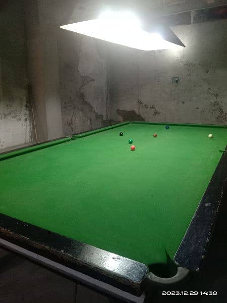 Snooker Tabke 6 by 12 size Steel Cousion 2" Solid Marble 6