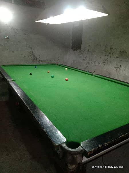 Snooker Tabke 6 by 12 size Steel Cousion 2" Solid Marble 7