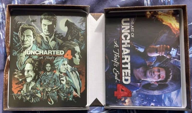 Uncharted 4 Ps4 Special edition steelbook artbook 1